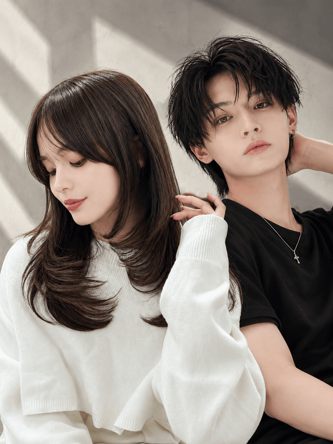 Hair styled at PEEPS (two models)
